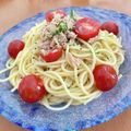 ★りなんち★'s cooksnap of when they made トマトと大葉の柚子胡椒香る☆冷製パスタ.