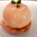 nyapple's cooksnap of when they made まるごと桃のデザート.