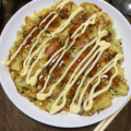 tresjolie's cooksnap of when they made 卵と豆腐で簡単ふわふわヘルシーお好み焼き.
