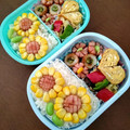 M☆mの母's cooksnap of when they made 【キャラ弁】コーンのヒマワリ弁当.