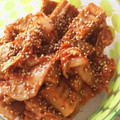 kae2423999's cooksnap of when they made かくふのキムチ炒め.