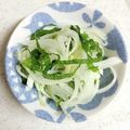 クックGB6431☆'s cooksnap of when they made 新たまと青じそのサラダ.