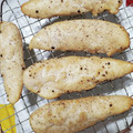 クック6CN2O0☆'s cooksnap of when they made 鶏ささみの燻製(熱燻).