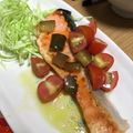 Sac’HiNa's cooksnap of when they made 夏♪鮭のムニエル・フレッシュトマトソース.