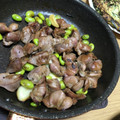 Sac’HiNa's cooksnap of when they made 砂肝と枝豆のガーリック炒め.