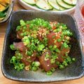 あちゅ9's cooksnap of when they made 簡単❗ユッケ風♪漬けマグロ✨.