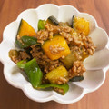 るるる☆みい's cooksnap of when they made 南瓜とピーマンと挽肉のオイスター野菜炒め.