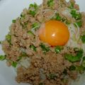 なおこんぐ's cooksnap of when they made ひとりランチ★とりそぼろでそうめん！.