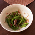 こつぶはゆっちー's cooksnap of when they made 超簡単！シンプルうちの無限ピーマン#簡単.