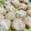 ☆ちゃちゃ丸＊ママ☆'s cooksnap of when they made 蒸し器不用！簡単！レンチンdeシューマイ.