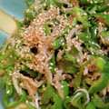 akely's cooksnap of when they made ご飯がススム！ピーマンとしらすの甘辛炒め.