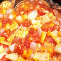 サプリ☆'s cooksnap of when they made 完熟トマトの救済！お子さまミネストローネ.