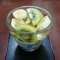 G_Yossan's cooksnap of when they made キウィとバナナのヨーグルトパフェ.