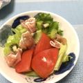 明日の風☆'s cooksnap of when they made キウイと生ハムのパッとサラダ.