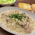 クックESJAZA☆'s cooksnap of when they made 鶏モモ肉・キノコのマスタードクリーム煮.