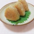 まあまま☆0403's cooksnap of when they made 玄米ご飯で 焼きおにぎり.