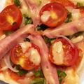 ☆ドキンちゃん☆”'s cooksnap of when they made ミニトマトが美味しい！簡単ピザトースト.