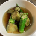 のえもゆ's cooksnap of when they made なすとオクラの揚げ浸し.