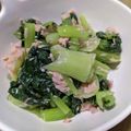 じゅんともた's cooksnap of when they made 無限小松菜♪小松菜嫌いの旦那も食べちゃう.
