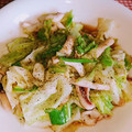 シューひろちゃん's cooksnap of when they made いかとキャベツのオイスターソース炒め.