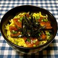 クックWZ3WQY☆'s cooksnap of when they made フワフワ出汁巻き味の錦糸卵の鰻丼.