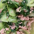 kinkinsan's cooksnap of when they made ツナとチンゲンサイのおひたし.