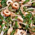 イアベアー's cooksnap of when they made 簡単副菜！竹輪とピーマンのごま金平風.