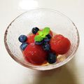 三つ葉つくし's cooksnap of when they made レモン爽やかトマトの砂糖漬け.