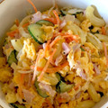 葉っぱのドイリー's cooksnap of when they made とろとろ卵のマカロニサラダ☆.