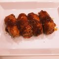 ❁Abake❁'s cooksnap of when they made 野菜ジュースで！レンジで肉巻き照り焼き.