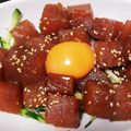 はるいろいちご's cooksnap of when they made 焼肉のたれでマグロのユッケ.