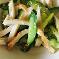 ちびなぁ's cooksnap of when they made きゅうりとハムの胡麻和え.