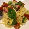 ☆ちゃま's cooksnap of when they made 15分で絶品トマトとアボカドの冷製パスタ.