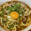 わっきー0424's cooksnap of when they made レトルトでCoCo壱風のカレーうどん♪.