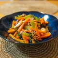 _nachi's cooksnap of when they made 簡単１品♡小松菜と人参のツナ炒め.