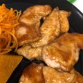 とよすみもも♪'s cooksnap of when they made むね肉柔らか！鶏むね肉の生姜焼き.