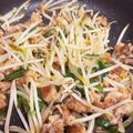 イリル's cooksnap of when they made ニラとモヤシ豚キムチ炒め　キムチ鍋の素で.