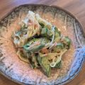 クックW7O3XT☆'s cooksnap of when they made おつまみに☆オクラとカニカマのピリ辛和え.