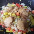 kyokoha's cooksnap of when they made 簡単 冷凍唐揚げの酢鶏.