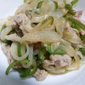 TaniYuri's cooksnap of when they made お弁当に！豚こまとピーマンのめんつゆ炒め.