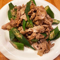 もゆずん's cooksnap of when they made オクラと豚肉のスタミナ炒め.