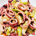 kinniko's cooksnap of when they made いかとキャベツのオイスターソース炒め.