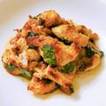 monuvalley's cooksnap of when they made 簡単手間なし☆大葉香る鶏むね肉の塩麹炒め.