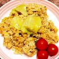 クックみゅーみゅー's cooksnap of when they made 【冷凍炒飯アレンジ】簡単レタス炒飯.