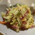 ミルミルNZ's cooksnap of when they made ベーコンと春キャベツの卵炒め.