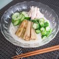 バカリャウ's cooksnap of when they made 塩麴茹で鶏の豆乳麺.