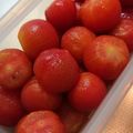 食いしん坊山ガール's cooksnap of when they made つるん♪ミニトマトの湯むきが簡単に.