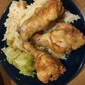 milc310's cooksnap of when they made 炊飯器で3品！タンドリーチキンプレート☆.