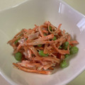 papikun's cooksnap of when they made 人参とハムと枝豆のサラダ（残り物処理）.