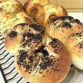 きっかママ's cooksnap of when they made 胡桃と餡子のプチフランス.